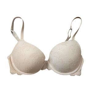 Victoria's Secret BioFit Demi Uplift Cream Lace 34D
